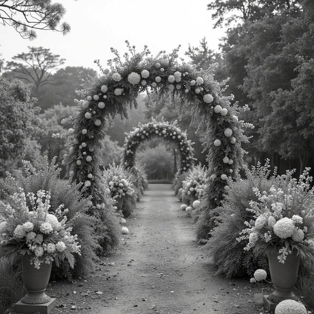Sustainable outdoor corporate event flowers